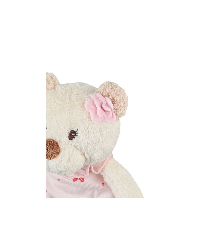 Mink&scaron;tas pliu&scaron;inis žaislas vaikams Me&scaron;kutė Betty, 16x11 cm Perlo balta 903 5