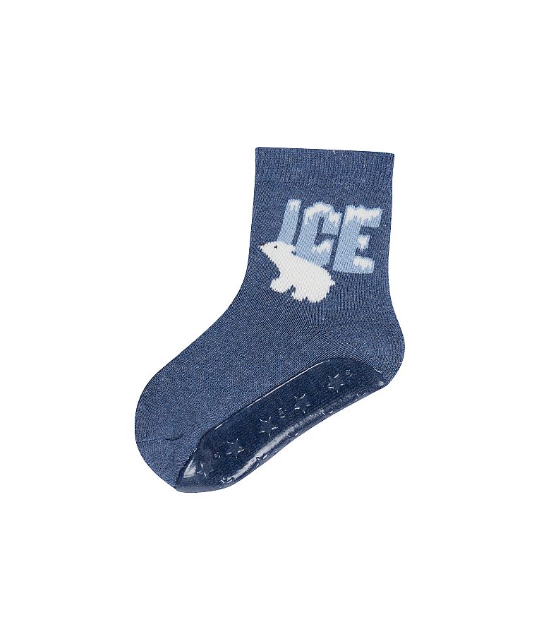 Frotinės neslystančios kojinės ICE, (18-28 dydžiai) Džinso mėlyna 347 1
