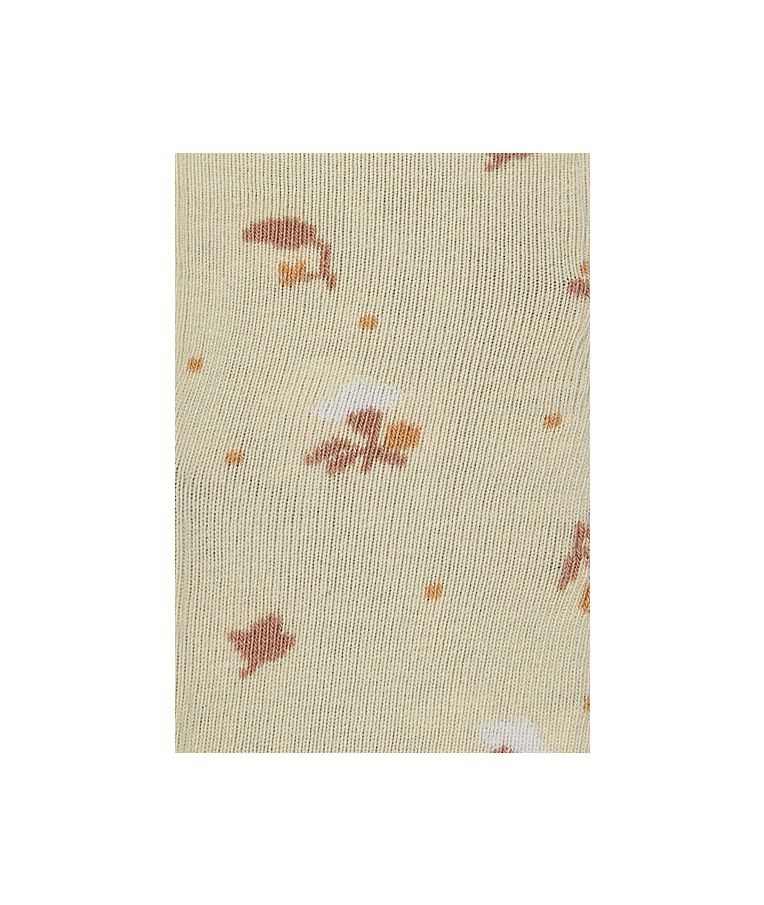 Neslystančios kojinės vaikams guminiu paduku Gėlių puok&scaron;tė, SUN (20-28 dydžiai) Prigesinta geltona 125 4