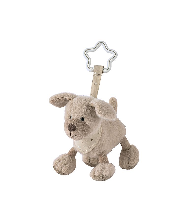 Pakabinamas žaisliukas vežimėliui Šuniukas Lucky, 16cm. Capucino 921 1