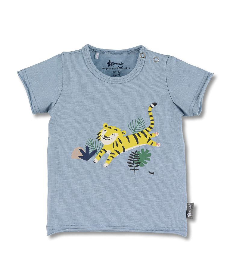 Marškinėliai trumpomis rankovėmis Tigras Šviesiai mėlyna 318 1
