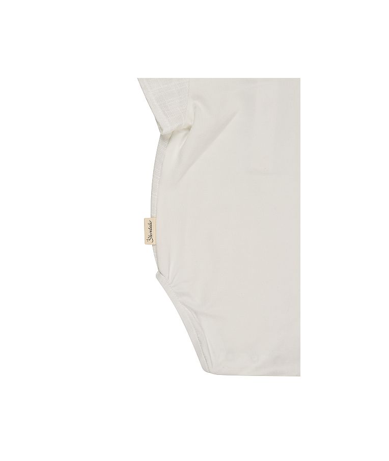 Kūdikių smėlinukas trumpomis rankovėmis Muslinas Balta 908 6