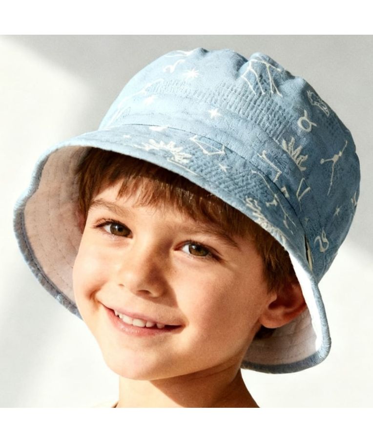 Vaiki&scaron;ka panama kepurė Žvaigždynai &Scaron;viesiai mėlyna 318 11