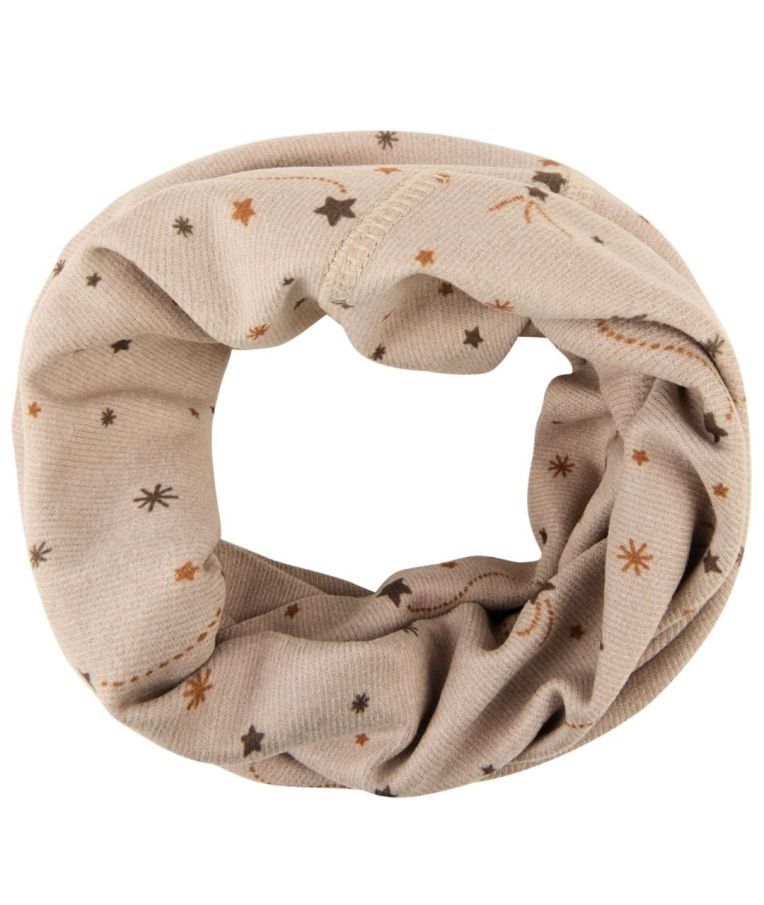 Trikotažinė kaklo mova vaikams Žvaigždynas &Scaron;velni kreminė 935 2