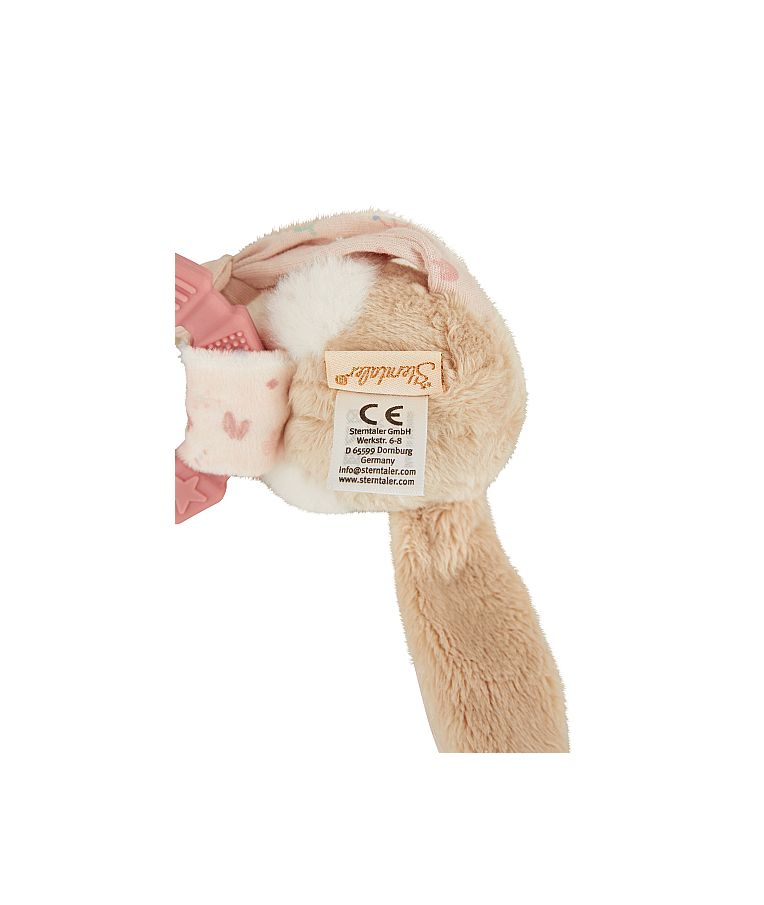 Kramtukas - guminis žiedas ki&scaron;kutis Hanni Tamsiai rausva 737 6