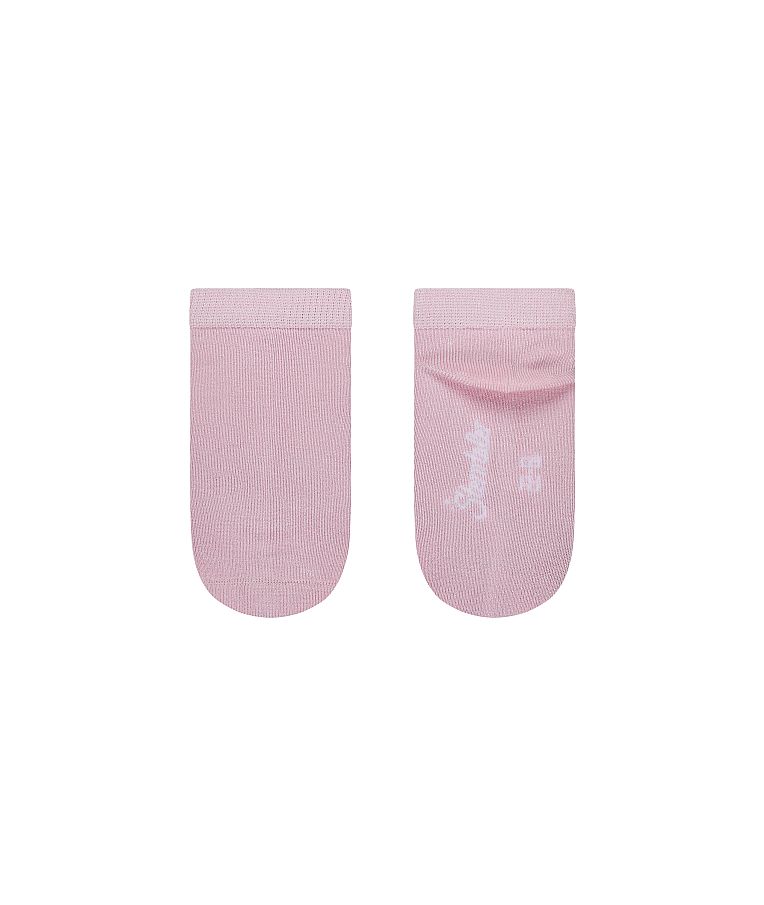 Bambuko pluo&scaron;to vaiki&scaron;kos kojinės, 3 poros (18-34 dydžiai) Tamsiai rausva 737 4