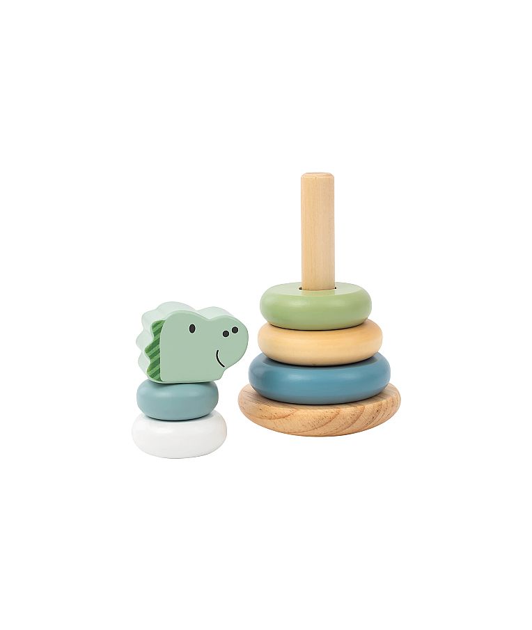 Medinė lavinamoji piramidė Rexi 14,3 cm Spalvotas 999 2