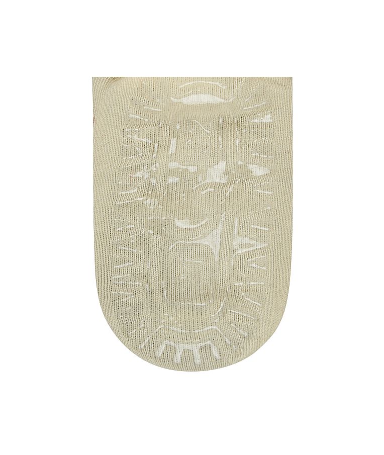 Neslystančios kojinės vaikams guminiu paduku Gėlių puok&scaron;tė, SUN (20-28 dydžiai) Prigesinta geltona 125 5