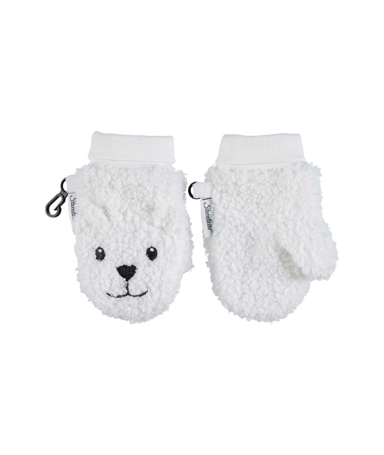 Pirštinės kūdikiams ir vaikams Meškiukas Teddy Balta 908 2