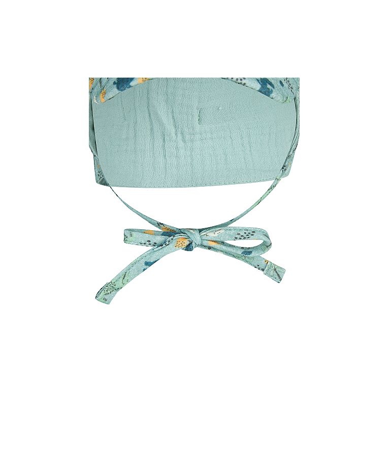 Kūdikių kepurė su kaklo apsauga Dino parkas Pastelinė turkio melsva 400 4