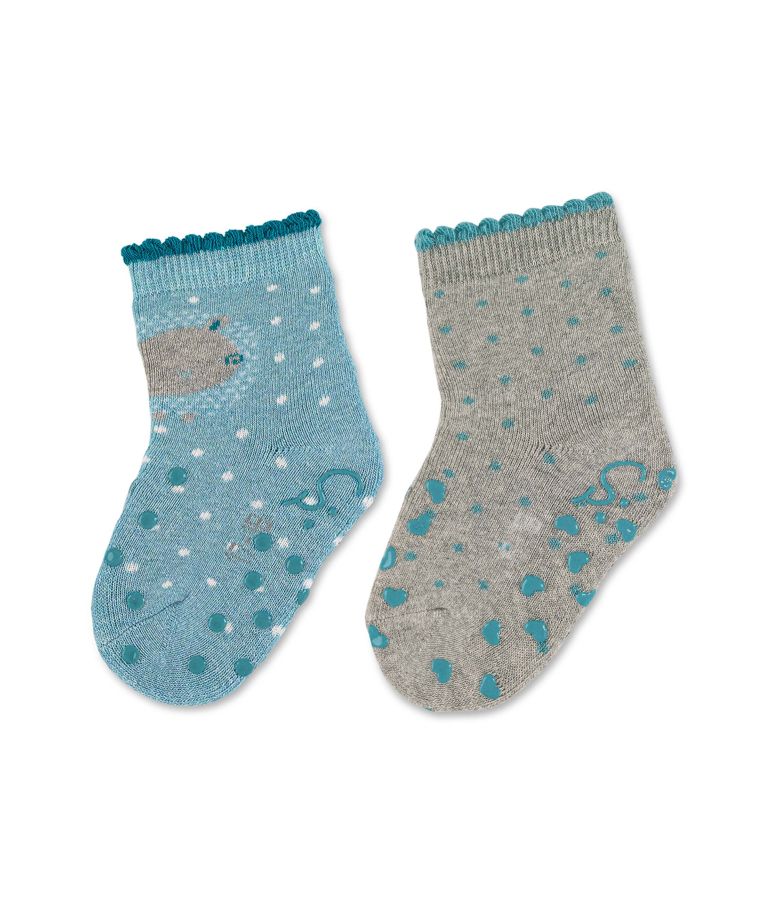 Frotinės ropojimo kojinės vaikams Avytė, 2 poros (18-22 dydžiai) Turkio mėlyna 455 1
