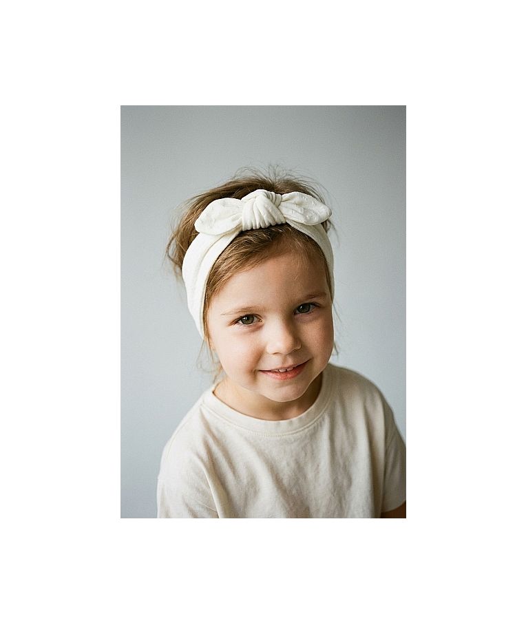 Vaiki&scaron;ka galvos juosta Kaspinas Skaisti balta 500 6