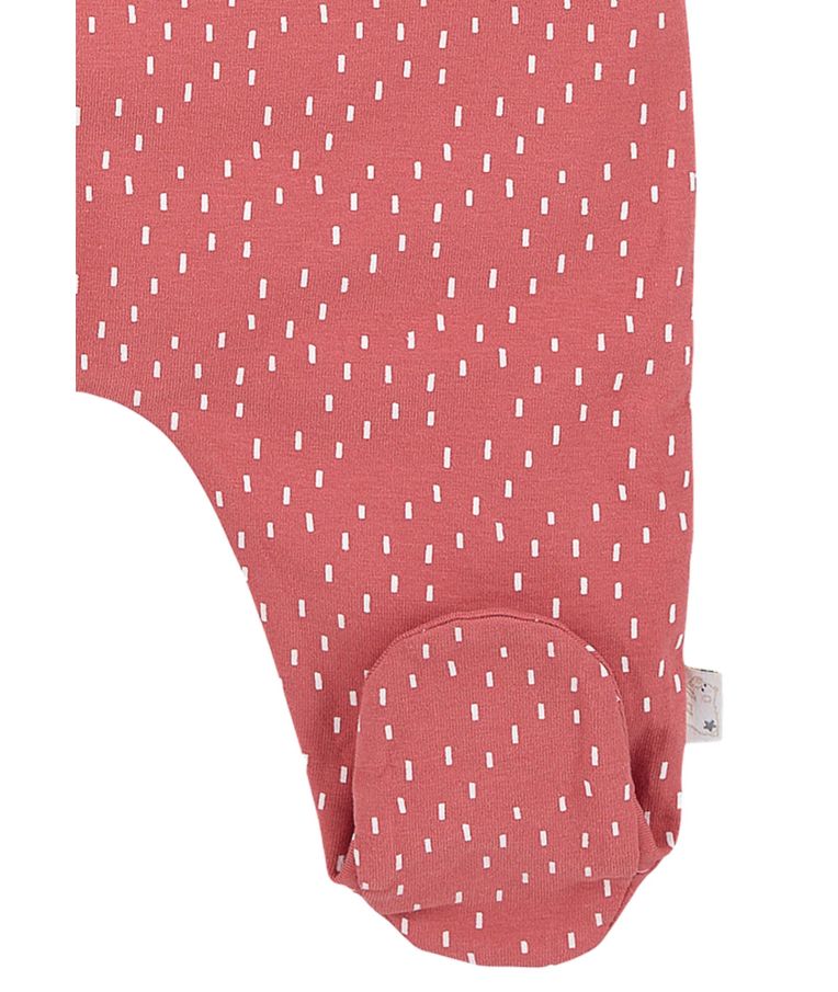 Trikotažiniai šliaužtinukai Meškutė 56-74cm. Švelni rožinė 814 5