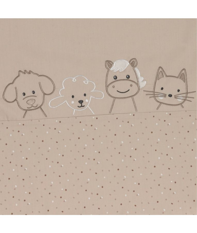 Vaiki&scaron;kas pledas su UV50+ 4 Draugai, 70x100 cm &Scaron;velni kreminė 935 5