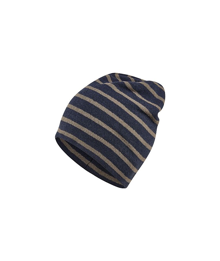 Vienguba beanie kepurė vaikams Dryžiai Tamsiai mėlyna 300 1