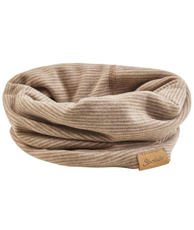 Vaiki&scaron;ka kaklo mova su pūkeliu Dryželiai Žaliai ruda 995 1