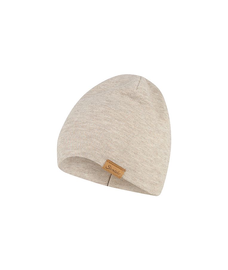 Melanžinė beanie kepurė vaikams Žaliai ruda 995 1