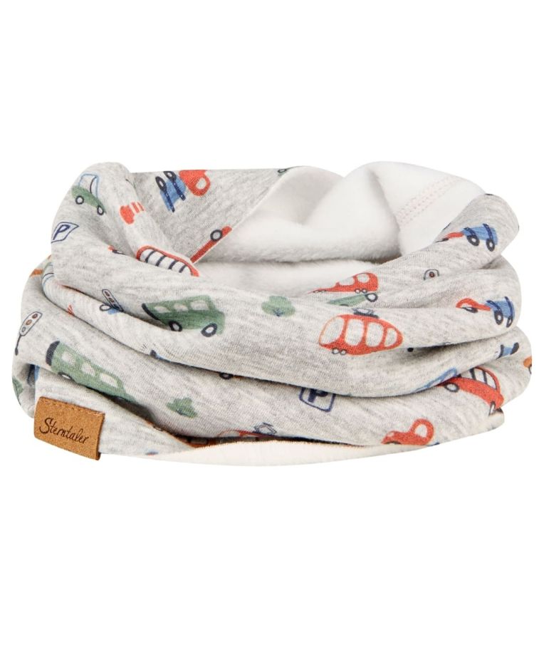 Vaiki&scaron;ka kaklo mova su pūkeliu Auto &Scaron;viesiai pilka 513 1