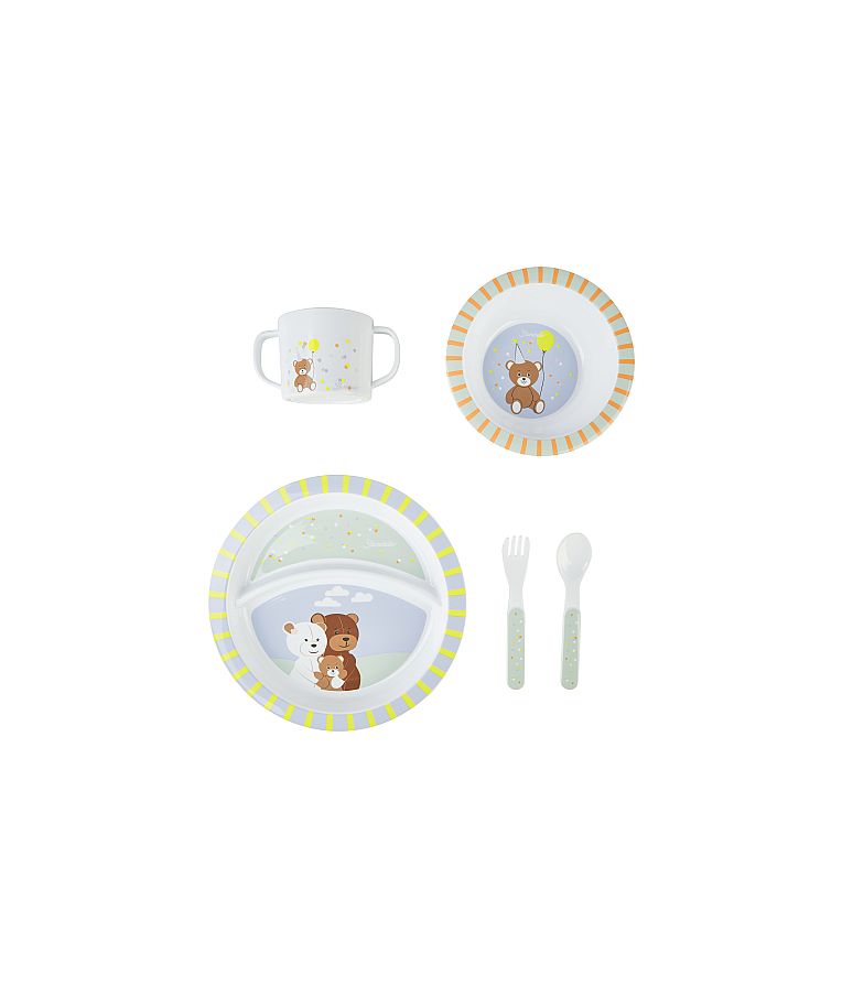 Vaiki&scaron;kų indų rinkinys Me&scaron;kinų &scaron;eimyna Spalvotas 999 3