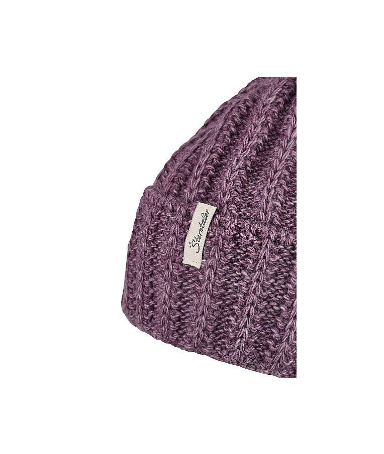 Megzta vaiki&scaron;ka beanie kepurė, vienguba Bordo 797 5