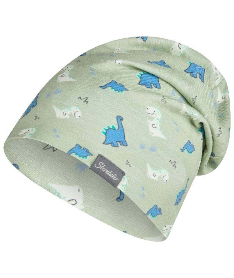 Beanie kepurė vaikams Dinozauriukai &Scaron;velni mėta 200 1