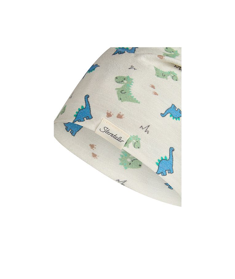 Beanie kepurė vaikams Dinozauriukai &Scaron;velni kreminė 935 5