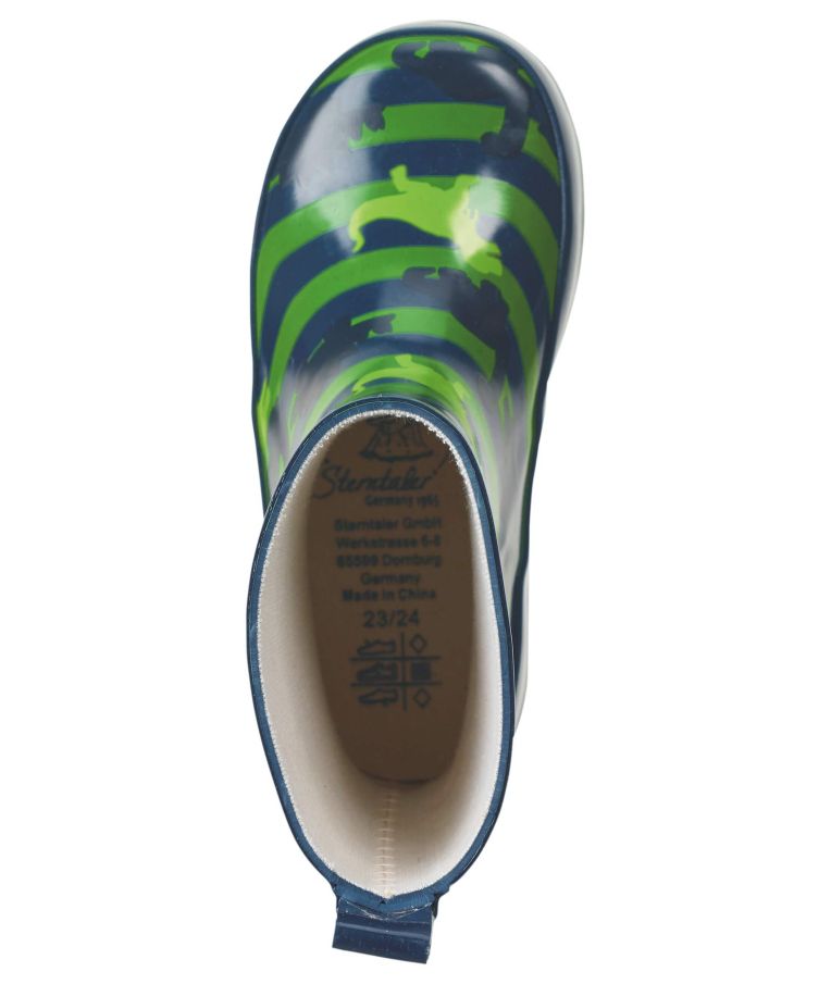 Guminiai batai vaikams Krokodilai Ryškiai žalia 254 7