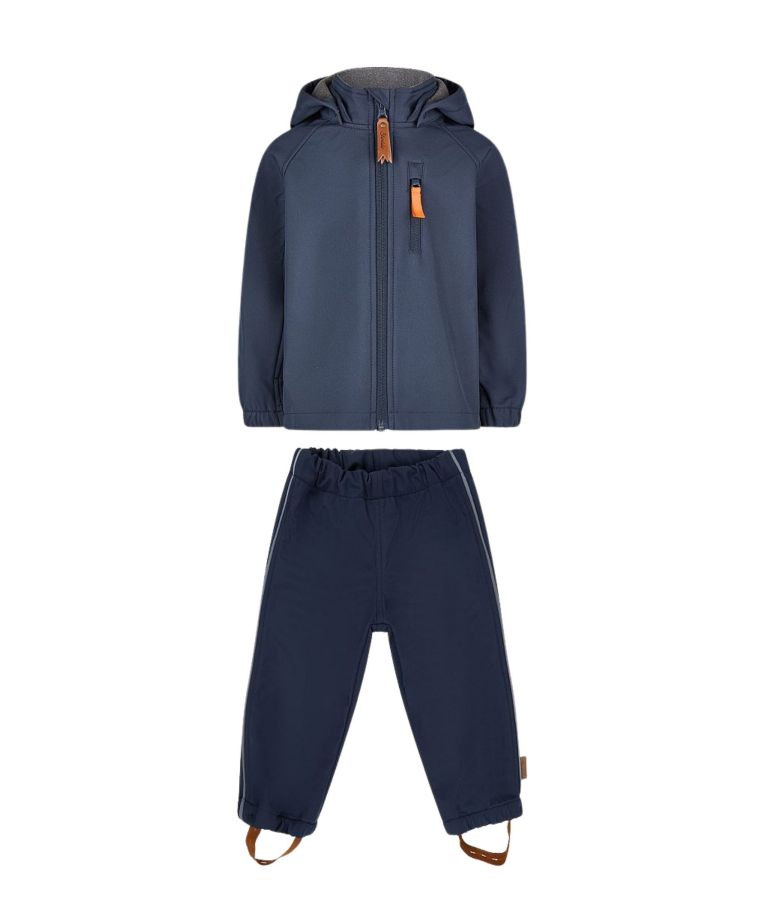 Softshell kelnės vaikams (74-128 dydžiai) Tamsiai mėlyna 300 3