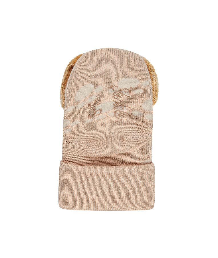 Frotinės kojinės su bar&scaron;kučiu &Scaron;uo &Scaron;velni kreminė 935 3