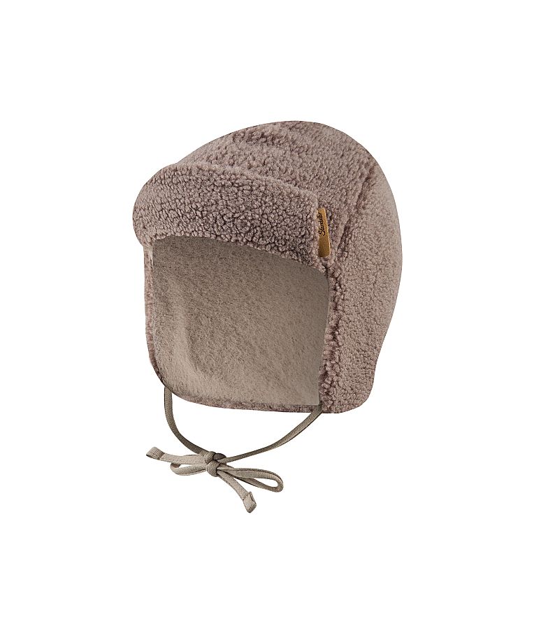 Medkirčio kepurė vaikams Teddy one colour &Scaron;okoladinė 985 1