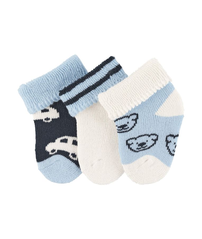 Frotinės kojinės kūdikiams "Automobiliai", 3 poros