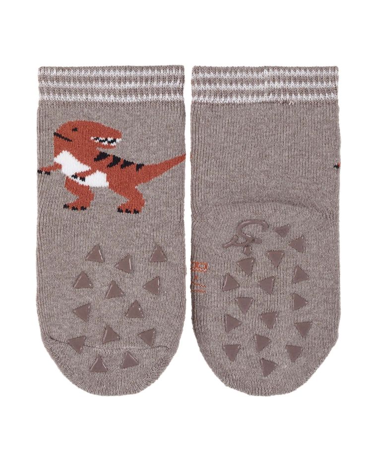Frotinės ropojimo kojinės vaikams T-REX, 2 poros (18-22 dydžiai) Pastelinė mėta 210 3