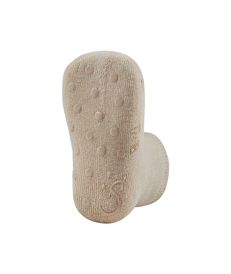 Frotinės ropojimo kojinės vaikams Drambliukas, 2 poros (18-22 dydžiai) Pilk&scaron;vai Kreminė 931 5