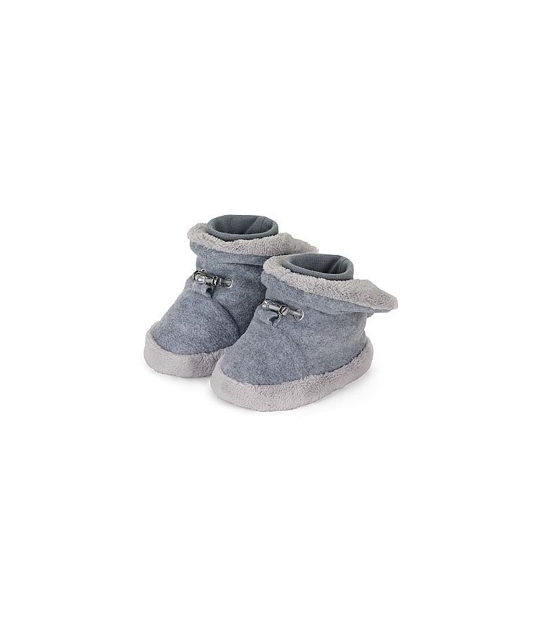 Trumpi kūdikių batukai, flysiniai Pilka 542 1