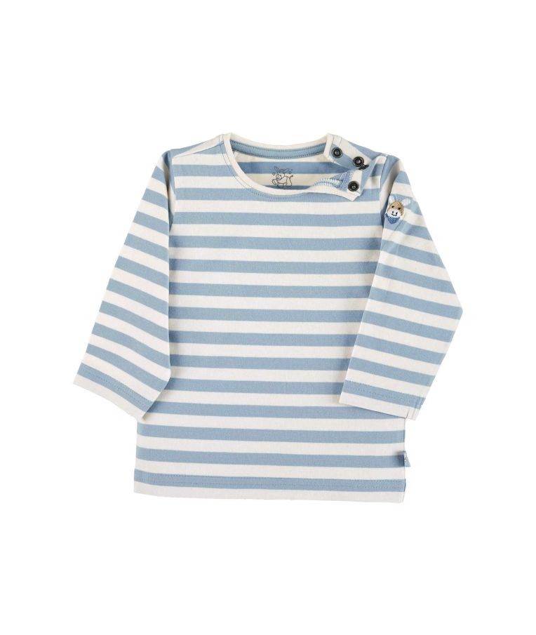 Marškinėliai ilgomis rankovėmis Emmi Boy Šviesiai mėlyna 318 3
