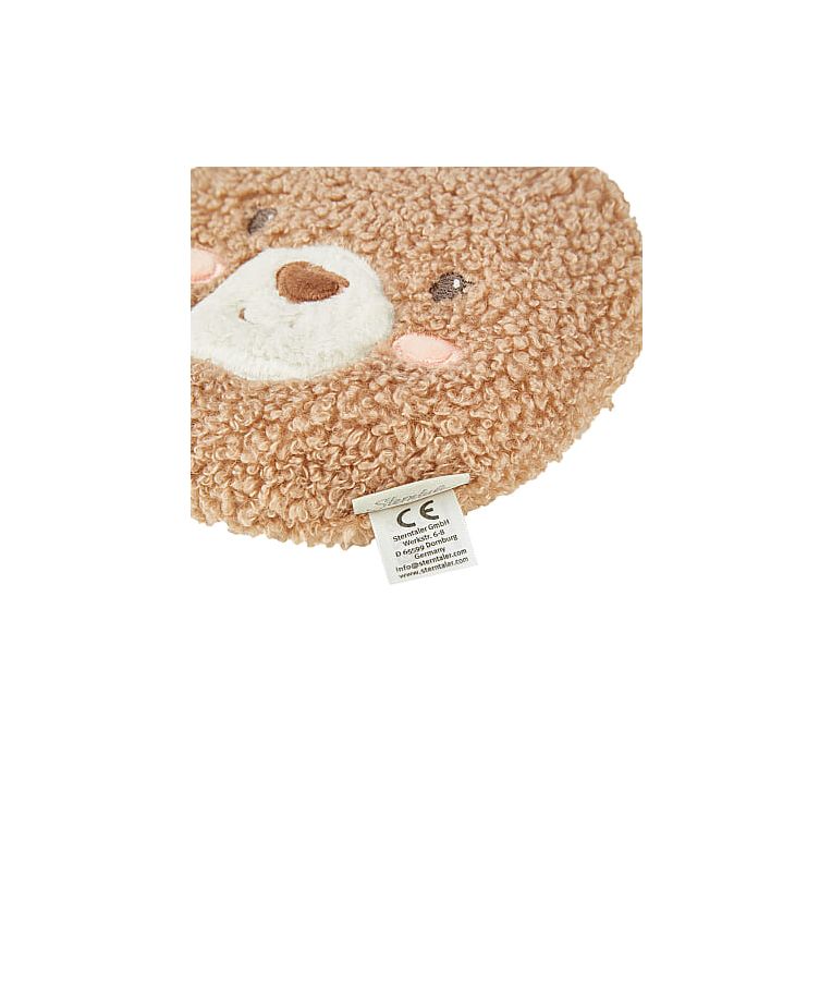 Žaislas-&scaron;ildyklė pagalvėlė Me&scaron;kutis  Bo, 18 cm Ry&scaron;kiai ruda 998 5