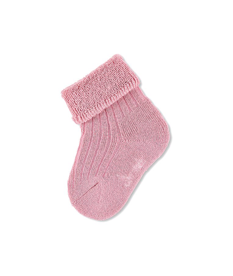Frotinės kojinės kūdikiams ONE colour (14-18 dydžiai) Rožinė 748 1