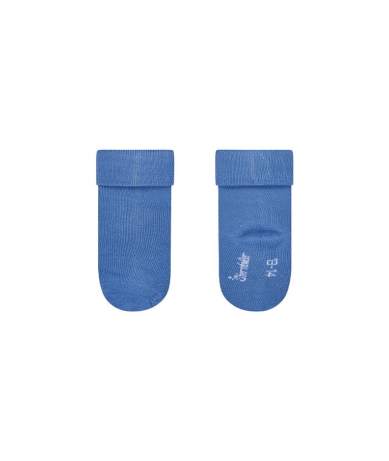 Plonos bambuko pluo&scaron;to kojinaitės kūdikiams, 3 poros Kobalto mėlyna 315 5