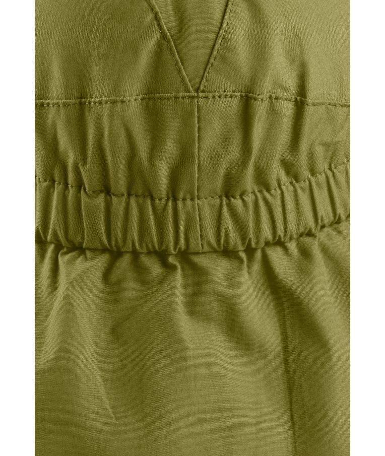 Vasarinė kepurė vaikams su kaklo apsauga One colour Žalsva 248 5