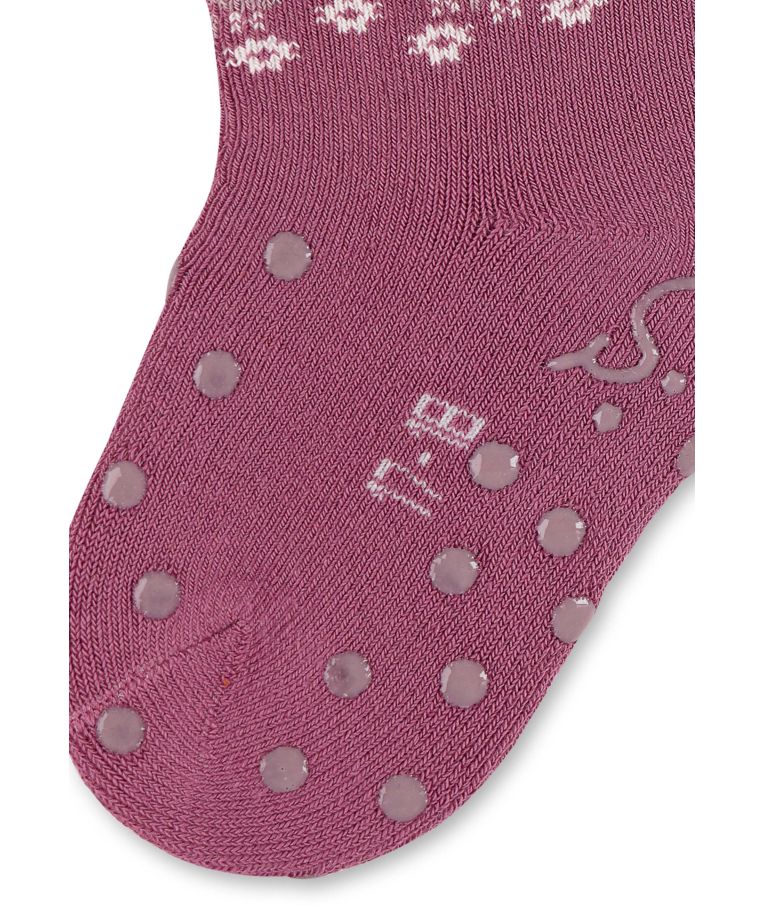 Frotinės ropojimo kojinės vaikams Meškutė, 2 poros (18-22 dydžiai) Švelniai violetinė 600 5