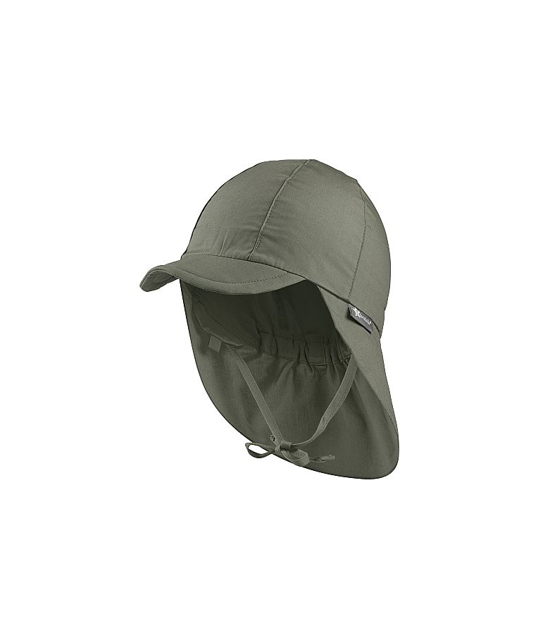 Vaiki&scaron;ka kepurė su kaklo apsauga ONE colour Samanų žalia 275 1