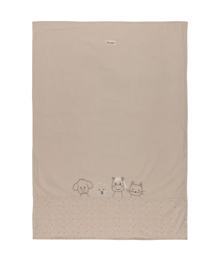 Vaiki&scaron;kas pledas su UV50+ 4 Draugai, 70x100 cm &Scaron;velni kreminė 935 4