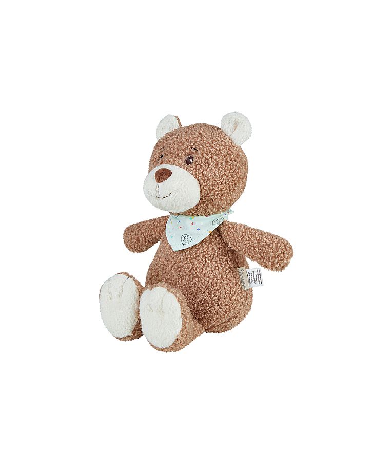 Migdukas su naktine lempute ir raminančiais garsais Me&scaron;kutis Bo, 32 cm Ry&scaron;kiai ruda 998 1