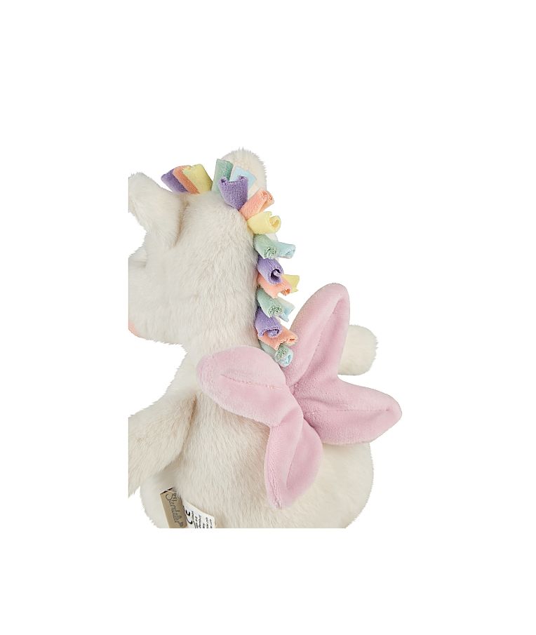 Mink&scaron;tas pliu&scaron;inis žaislas Vienaragis, 19 cm Balta 908 5