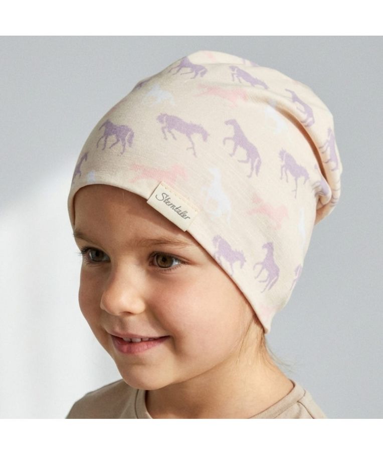 Vaiki&scaron;ka kepurė beanie Arkliukai Balta 908 6