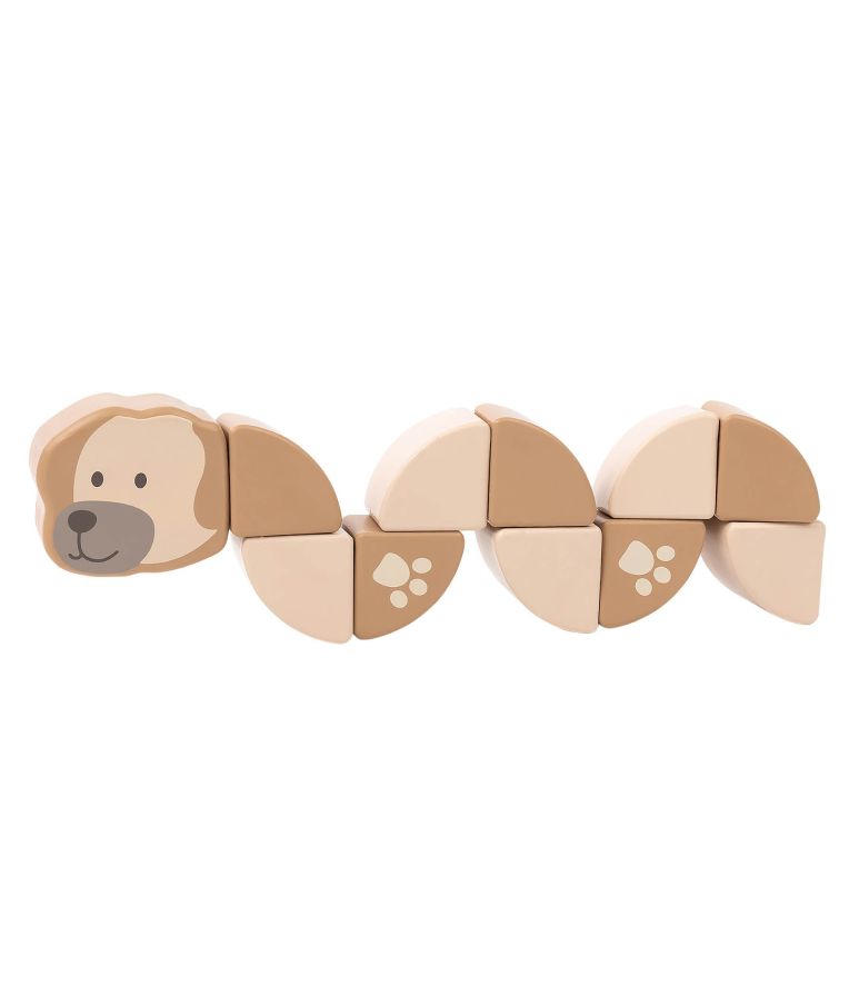 Medinis lavinamasis lankstomas žaislas Lucky 28 cm. Spalvotas 999 1