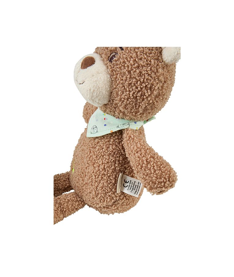 Migdukas su naktine lempute ir raminančiais garsais Me&scaron;kutis Bo, 32 cm Ry&scaron;kiai ruda 998 6