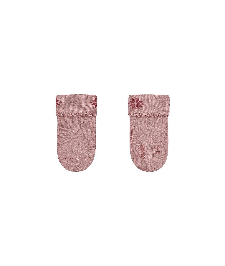 Kojinės kūdikiams Peliukas, 3 poros (16-18 dydžiai), frotinės Baby pink 731 5