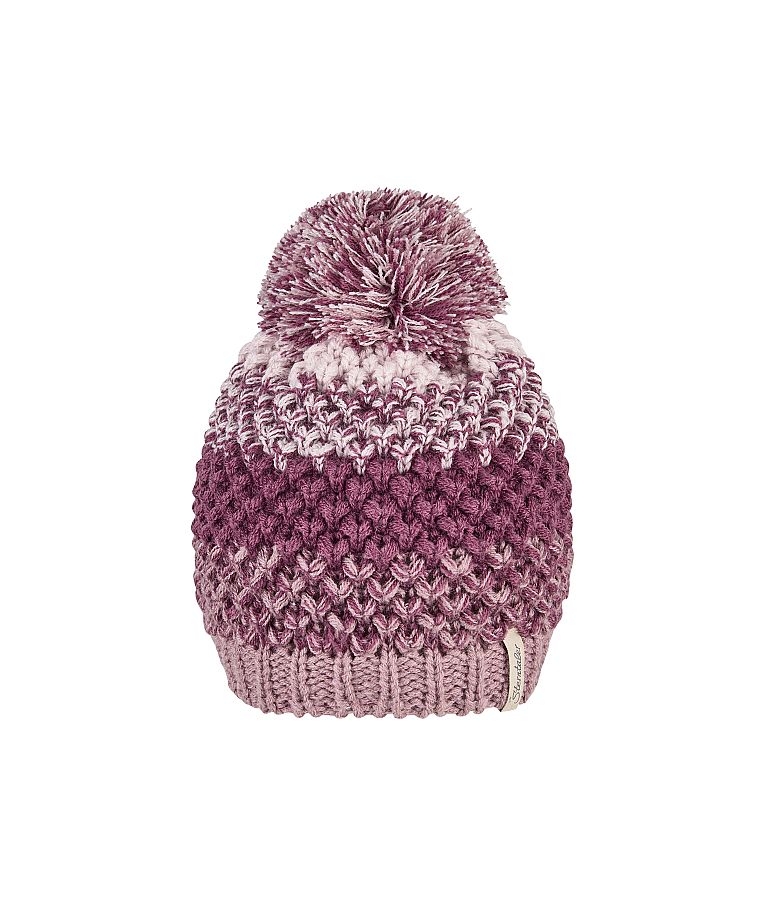 Megzta žieminė kepurė vaikams Pompom Bordo 797 1