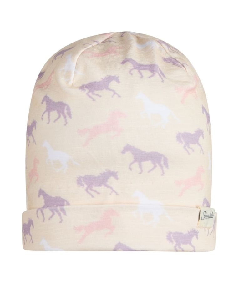 Vaiki&scaron;ka kepurė beanie Arkliukai Balta 908 2